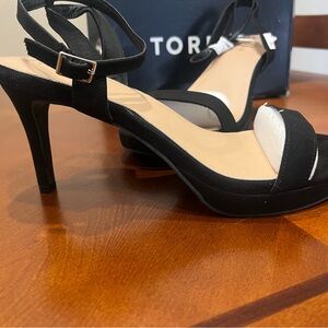 Torrid Black Ankle Strap Heels